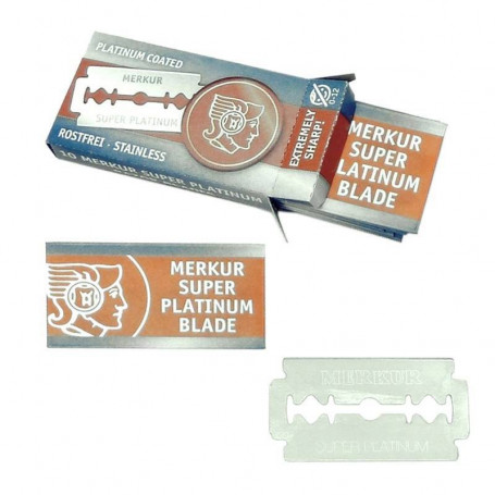 Lames de Rasoir Merkur "Super Platinum" - Pack de 10