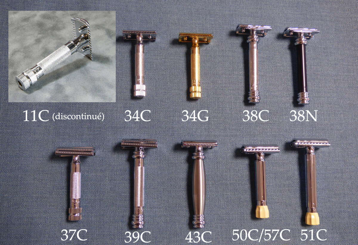 Liste des rasoirs Merkur 2 pièces